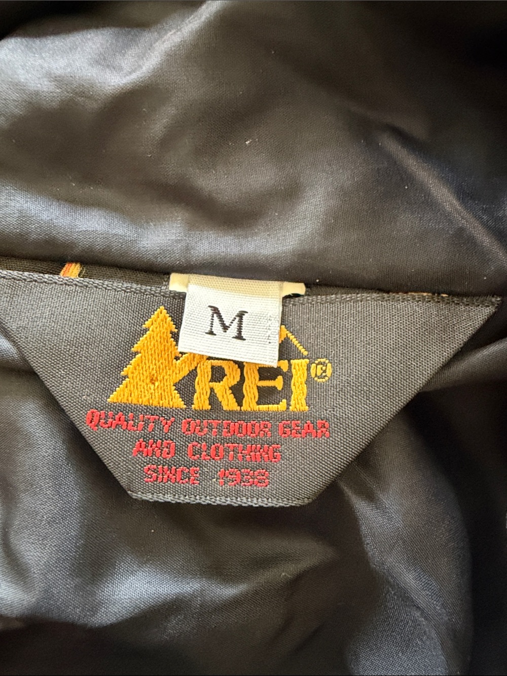 VINTAGE REI BLACK WATERPROOF RAIN PANTS Windbreaker Gorpcore Unisex Size Medium - Picture 7 of 13